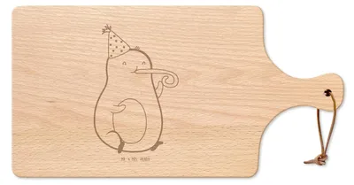 Produktbild von Mr. & Mrs. Panda Schneidebrett Avocado Feier - Transparent - Geschenk, Gute Laune, Käsebrett, Fete, Party, schneidunterlage, Brett, Frühstücksbrett, Geburtstag, Holzbrett