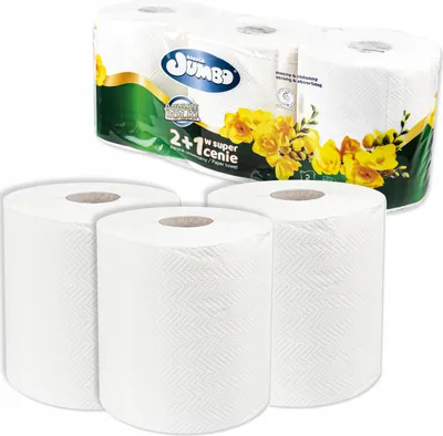 Obrázek produktu pro Papírové ručníky Jumbo 2 role + 1