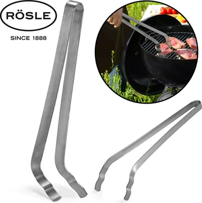 Produktbild von Rösle 18/10 Edelstahl BBQ Grillzange/Bratwurstzange - rostfrei - 35cm