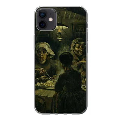Produktbild von MuchoWow® Handyhülle Schutzhülle Hülle für iPhone 12 mini Die Kartoffelesser - Vincent van Gogh Silikon Softcase Handy Hülle - Bild