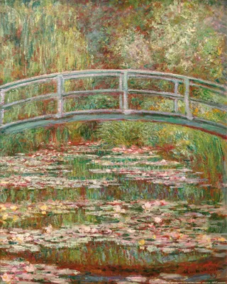 Obrázek produktu pro Claude Monet art print obrázek - Japonský most, 1899 (50 x 40 cm)