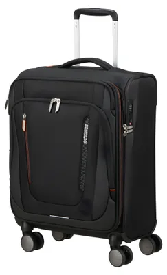 Zdjęcie produktu dla American Tourister Trolley Wanderlite Spinner Exp. TSA Shadow Black czarny 56 cm
