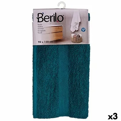 Obrázek produktu pro Osuška 90 x 150 cm modrá (3 kusy)