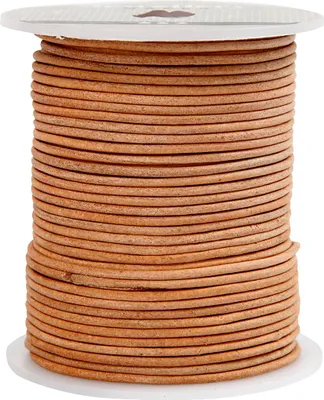 Immagine prodotto di Cinturino in pelle, 2 mm, naturale, 50 m