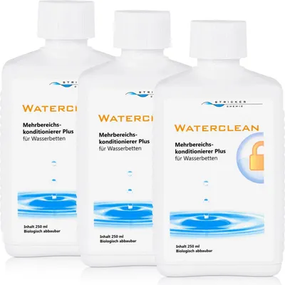 Produktbild von Stricker Chemie Waterclean Wasserbett-Konditionier er Plus 250ml ( 3er Pack )