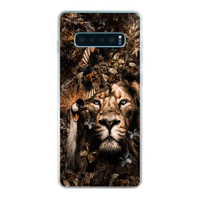 Produktbild von MuchoWow® Handyhülle Schutzhülle Hülle für Samsung Galaxy S10 Plus Tiere - Collage - Schmetterling Silikon Softcase Handy Hülle - Schutzhülle