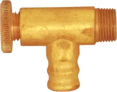 Produktbild von Riegler Ablass- und Entlüftungsventil, Messing, Eckform, G 1/4