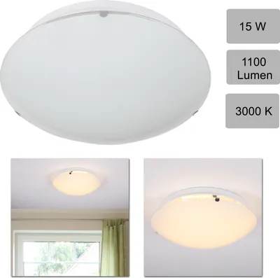 Image de Plafonnier LED Salon 1flg Plafonnier 15W Luminaire