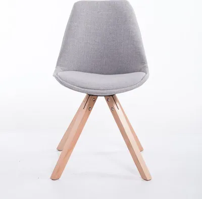 Produktbild von Besucherstuhl Toulouse Stoff Natura Square grau