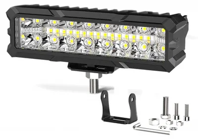 Imagen del producto de Faro LED de 15,5 cm, 93 W, de alto rendimiento, halógeno, barra LED, luz combinada blanca, 12–24 V, para vehículos todo terreno (ATV), vehículos utilitarios deportivos (SUV) y jeeps 4x4