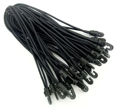 Produktbild von 200 Stück Spannfix Planenspanner 25 cm, Ø 4 mm Schwarz