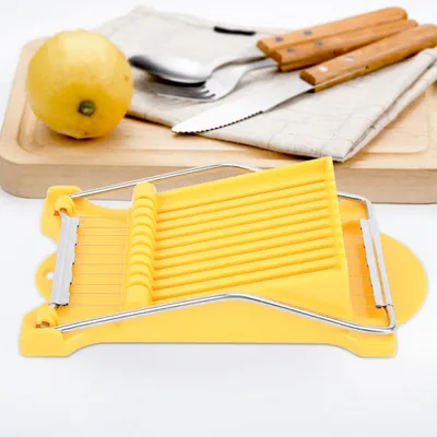 Obrázok produktu pre Viacúčelový nástroj na krájanie ovocia z nehrdzavejúcej ocele na obed Mäso Vajce Šunka Banán Kuchynský gadget