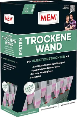 Produktbild von MEM Trockene Wand Injektionstrichter 6 Stück