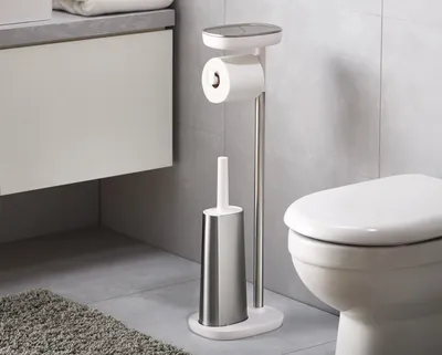 Produktbild von Joseph Joseph Nest™ Schneidebretter groß 3-teiliges Schneidebrettset mit Aufbewahrungsständer (Groß) – Grau