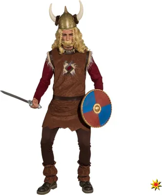 Produktbild von Herren Kostüm Wikinger Asbru, Größe:46 / 48