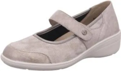 Produktbild von Klassische Damen Pumps mit Spangen, Grau, in verschiedenen Absatzhöhen