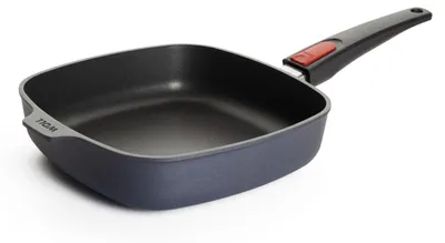 Productafbeelding van Woll Diamond LITE 1626DPI koekenpan, gietijzer/gegoten aluminium, geschikt voor inductiekookplaten, antiaanbaklaag, afneembaar handvat