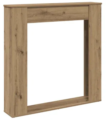 Immagine prodotto di vidaXL Cornice per caminetto in rovere Artisan 100x20x100 cm materiale a base di legno