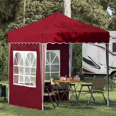 Produktbild von CLORIS Pop-up Partyzelt Bordeauxrot 195 x 195 x 245 cm - Pavillons & Partyzelte CC550