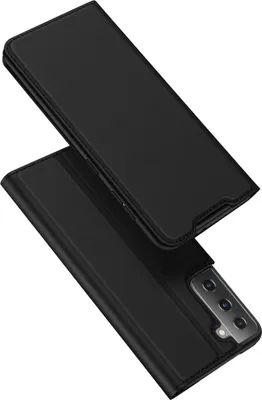 Produktbild von Für Galaxy S21/s30 PolyurethanFlip Covers Fall Resistant Card Slot Telefon Cover Schutz Fall schwarz