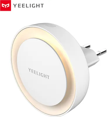 Obrázok produktu pre Yeelight YLYD11YL Zásuvné LED nočné svetlo Teplé biele úsporné osvetlenie Senzor pre obývaciu izbu Spálňa Chodba Schody (E-U adaptér)