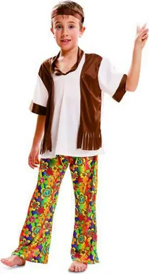 Produktbild von Verkleidung für Kinder My Other Me Hippie - 7-9 Jahre