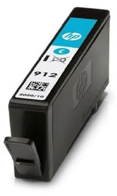 Obrázek produktu pro HP 912 Azurová originální inkoustová kazeta, Standardní výtěžnost, Azurová, Inkoust na pigmentové bázi, 2,9 ml, 1 kusů, Balení po jednom