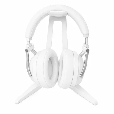 Produktbild von Premium Kopfhörerständer für Gaming Headsets & Over-Ear Kopfhörer – Stabiler Headset Halter für Schreibtisch, Gaming Setup, Homeoffice & Büro weiß