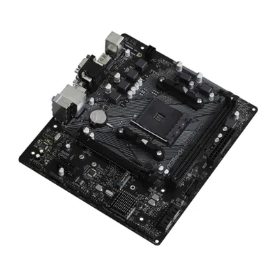 Produktbild von Asrock B550M-HDV, AMD, Sockel AM4, AMD Ryzen 3000 Series, DDR4-SDRAM, 64 GB, DIMM