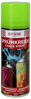 Produktbild von Kreidespray Grün 100ml – bunte Sprühkreide für Kinder & Party abwaschbar