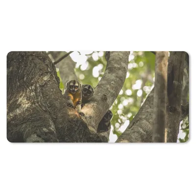 Produktbild von MuchoWow® Mauspad Mousepad Kleine Tiere in einem Baum 60x30 cm - Mousepads - Maus Mat - Pad - Mausunterlage - Nachhaltig