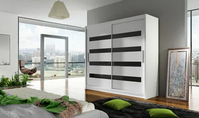 Obrázek produktu pro Prostorná šatní skříň Ergo - šířka 180 cm, bílá