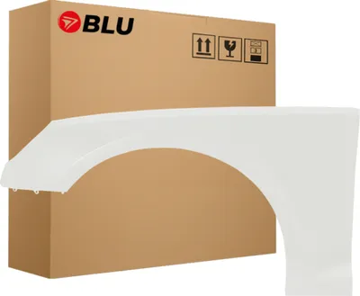 Produktbild von BLU Kotflügel Passend für Audi A4 B9 S4 LY9C Links Weiss IbisWeiss | 2015-2019 | Vorderseite Vorne | Lackiert | Einbaufertig