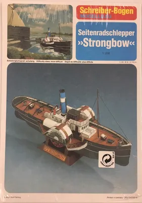 Produktbild von Schreiber-Bogen Modellbau Seitenradschlepper Strongbow