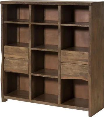 Produktbild von MASSIVMOEBEL24.DE Bücherregal Mango 142x45x145 braun geölt PURE MANGO #208