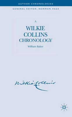 Obrázek produktu pro A Wilkie Collins Chronology