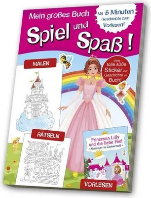 Obrázek produktu pro Malen, Rätseln, Vorlesen - Prinzessinnen