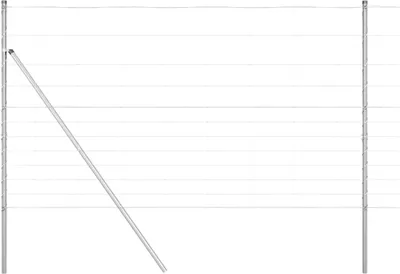 Zdjęcie produktu dla vidaXL Ogrodzenie z drutu spawane, 50 x 1,4 m, stal ocynkowana