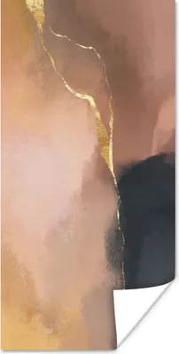 Produktbild von MuchoWow® Poster Abstrakt - Malerei - Pastell 20x40 cm - Plakat - Foto