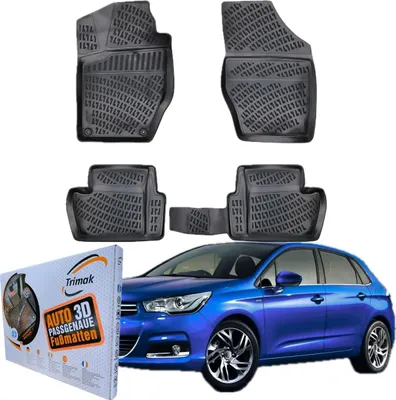 Produktbild von Trimak Autofußmatten kompatibel mit Citroen C4 2.Gen. (2010-2018)  Typ:N