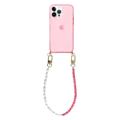 Produktbild von Island Girl Cord Hülle Pink - Short Cord  - Kompatibel mit iPhone 14 Pro