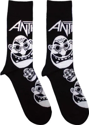 Obrázok produktu pre Anthrax - Ponožky pre mužov/dámy unisex RO11470 (40,5 EU - 45,5 EU) (Black)