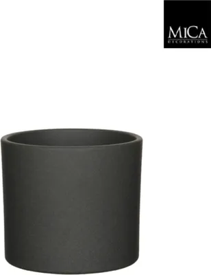 Produktbild von Mica Decorations Blumentopf - grau - matt - Keramik - 19 x 17 cm