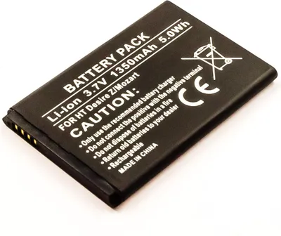 Produktbild von Akku für HTC ersetzt 35H00152-00M, BA S450, BA S530, BB96100, BG32100