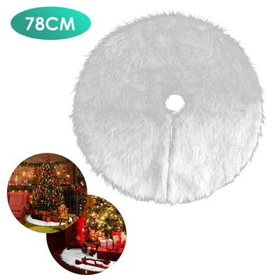 Immagine prodotto di Lospitch 78 cm Coperta per albero di Natale Decorazione natalizia Coperta per albero di Natale Pluesch Altre decorazioni natalizie