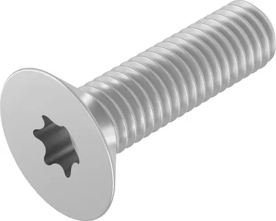 Produktbild von SECCARO Senkschraube M3 x 12 mm, Edelstahl V2A VA A2, ISO 14581, Innensechsrund (TX), Vollgewinde, 20 Stück