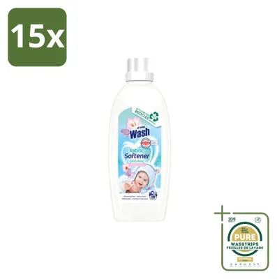 Produktbild von 15 x At Home Weichspüler Sensitive - 750 ml - Vorratspackung - 15 Stücke