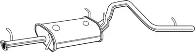 Produktbild von Walker Endschalldämpfer 23339