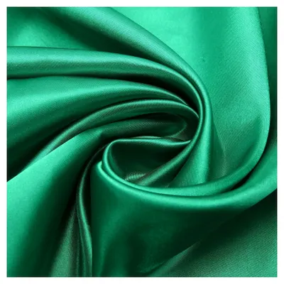 Produktbild von Satin Meterware (Dunkelgrün) für Deko, Basteln, Kleidung 150cm breit UNI