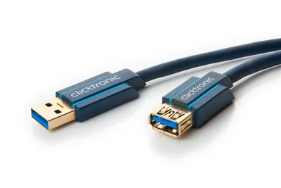 Produktbild von USB-A-Verlängerungskabel Premium-Kabel | USB-A-Stecker  USB-A-Buchse | 1,8 m | 5 Gbit/s
